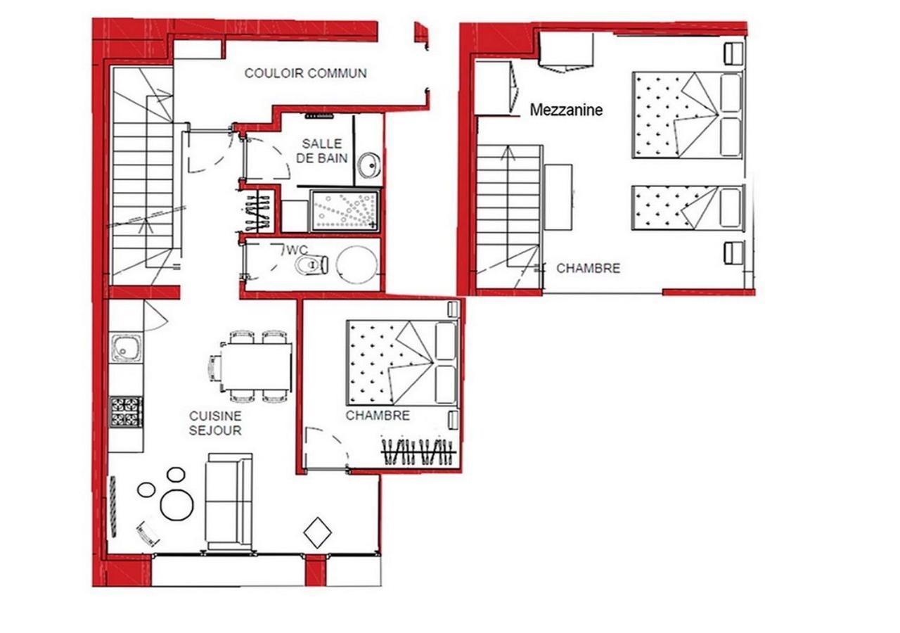 Appartement Duplex Au Centre De Lanslebourg 외부 사진